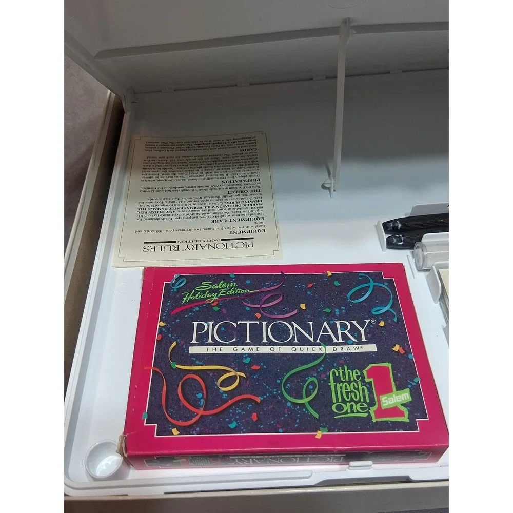 Pictionary Party Edition -  1989 - 100% Complete Vintage Super Clean